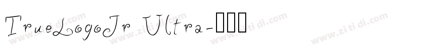 TrueLogoJr Ultra字体转换